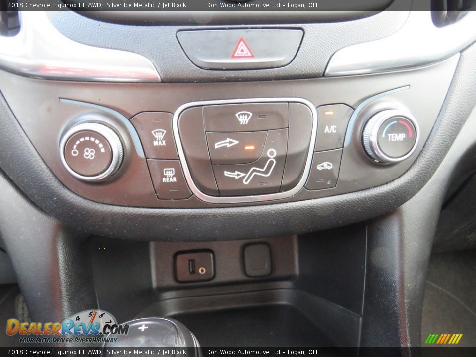 2018 Chevrolet Equinox LT AWD Silver Ice Metallic / Jet Black Photo #28
