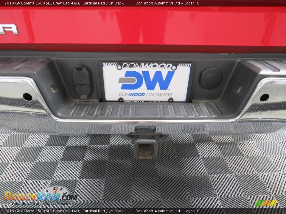 2018 GMC Sierra 1500 SLE Crew Cab 4WD Cardinal Red / Jet Black Photo #13