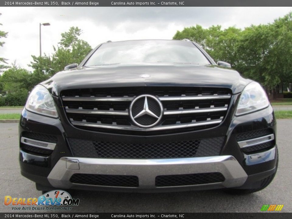2014 Mercedes-Benz ML 350 Black / Almond Beige Photo #4
