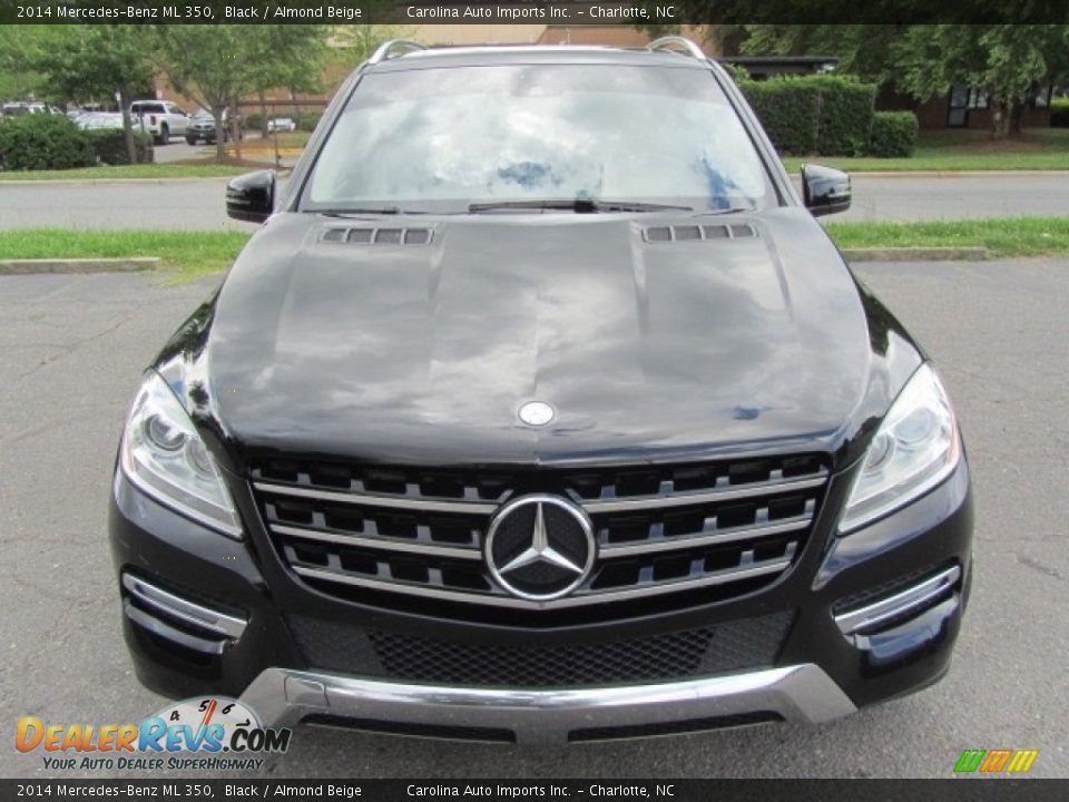 2014 Mercedes-Benz ML 350 Black / Almond Beige Photo #5