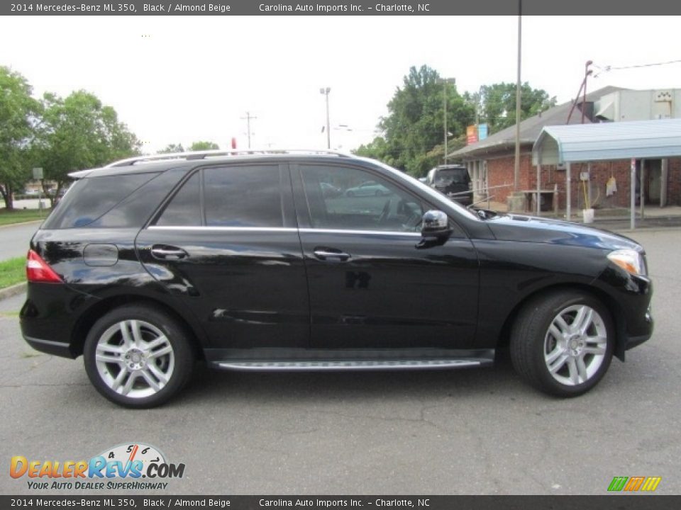 2014 Mercedes-Benz ML 350 Black / Almond Beige Photo #11