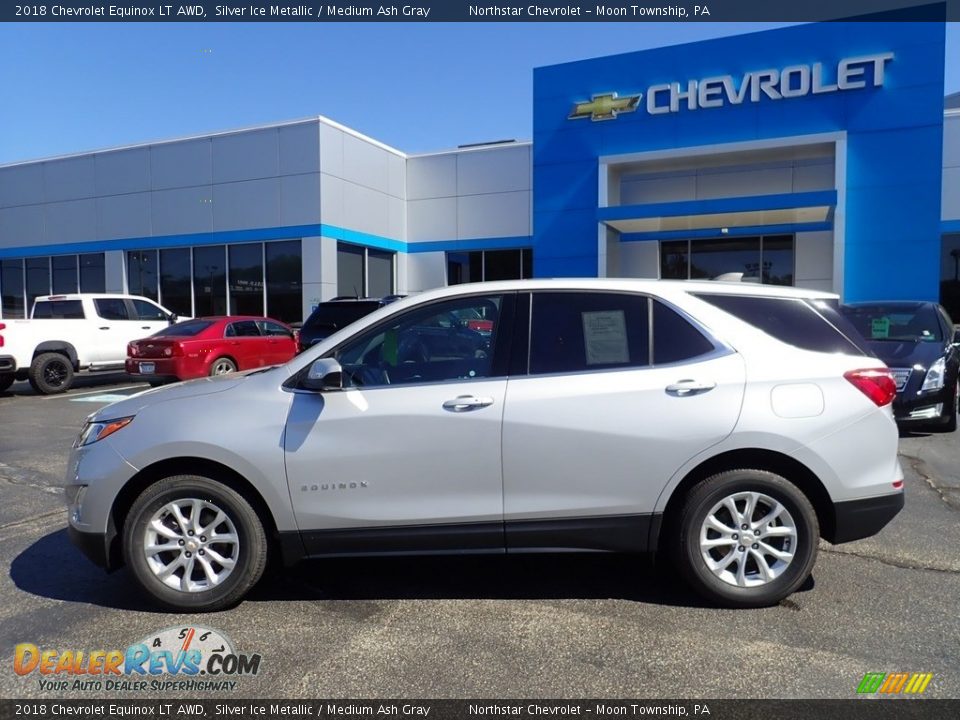 2018 Chevrolet Equinox LT AWD Silver Ice Metallic / Medium Ash Gray Photo #2