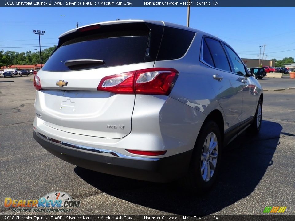 2018 Chevrolet Equinox LT AWD Silver Ice Metallic / Medium Ash Gray Photo #7