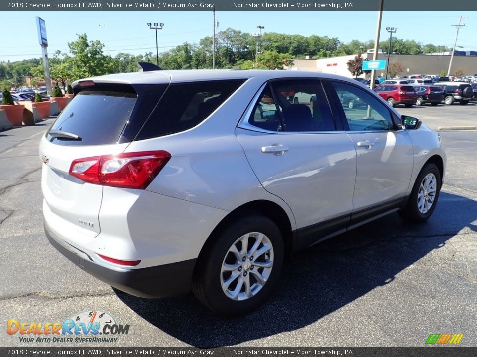 2018 Chevrolet Equinox LT AWD Silver Ice Metallic / Medium Ash Gray Photo #8