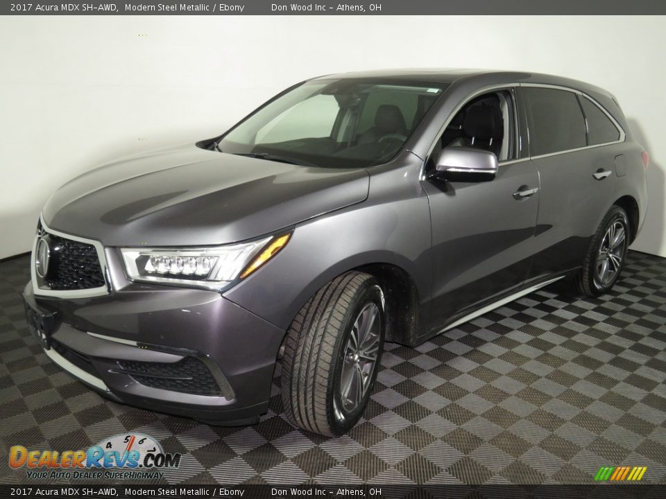 2017 Acura MDX SH-AWD Modern Steel Metallic / Ebony Photo #7