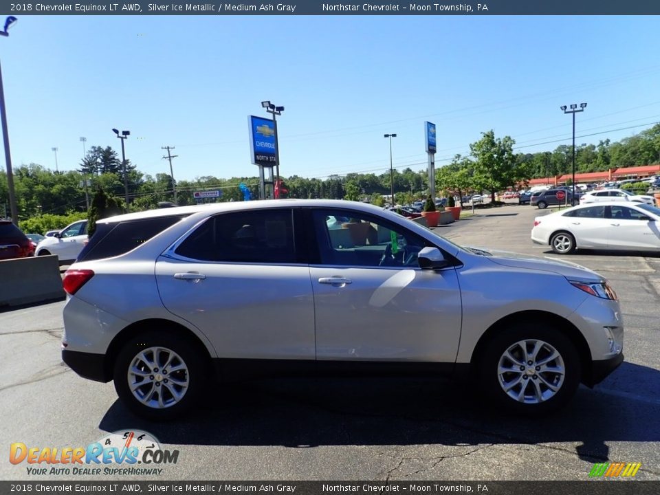 2018 Chevrolet Equinox LT AWD Silver Ice Metallic / Medium Ash Gray Photo #9