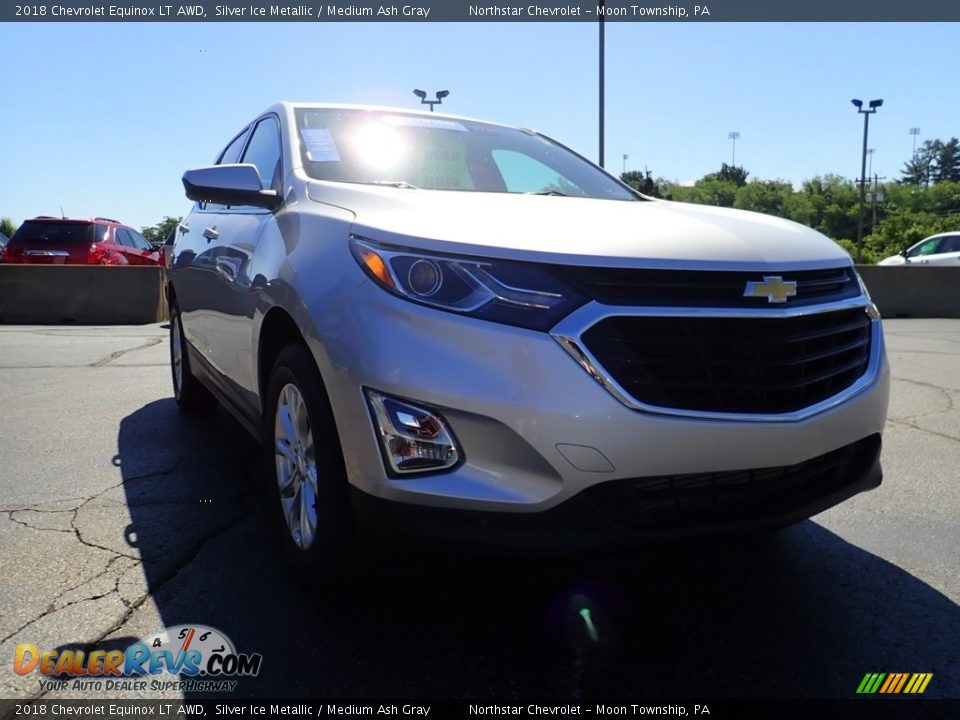 2018 Chevrolet Equinox LT AWD Silver Ice Metallic / Medium Ash Gray Photo #11