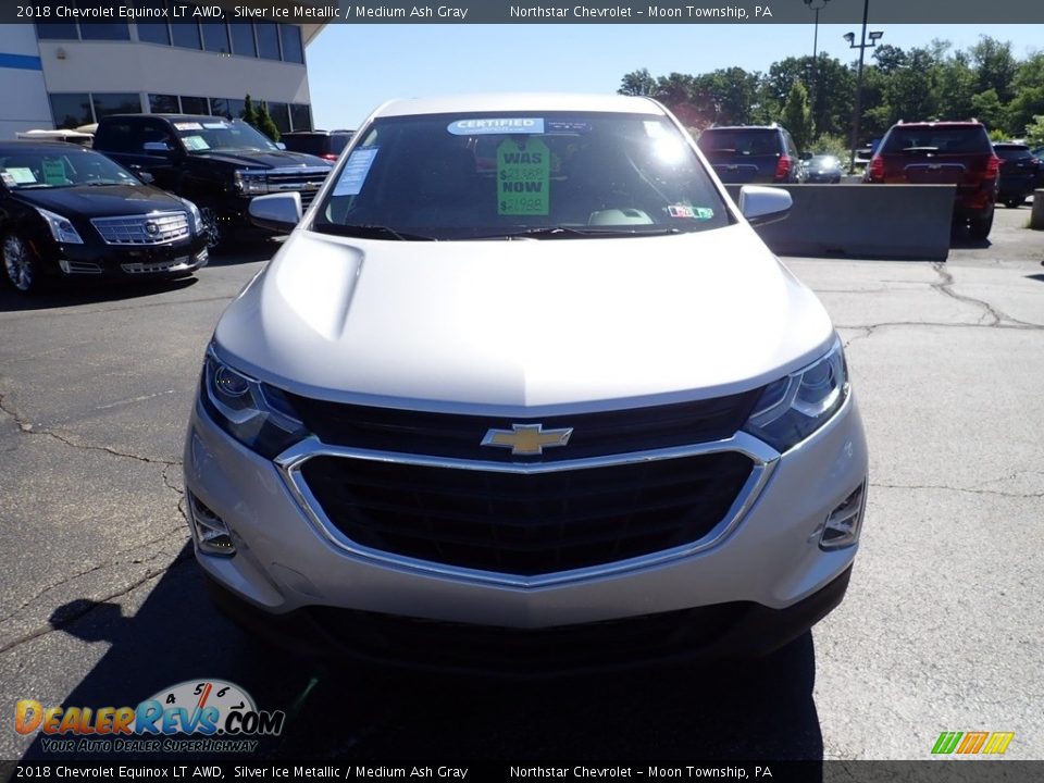 2018 Chevrolet Equinox LT AWD Silver Ice Metallic / Medium Ash Gray Photo #12
