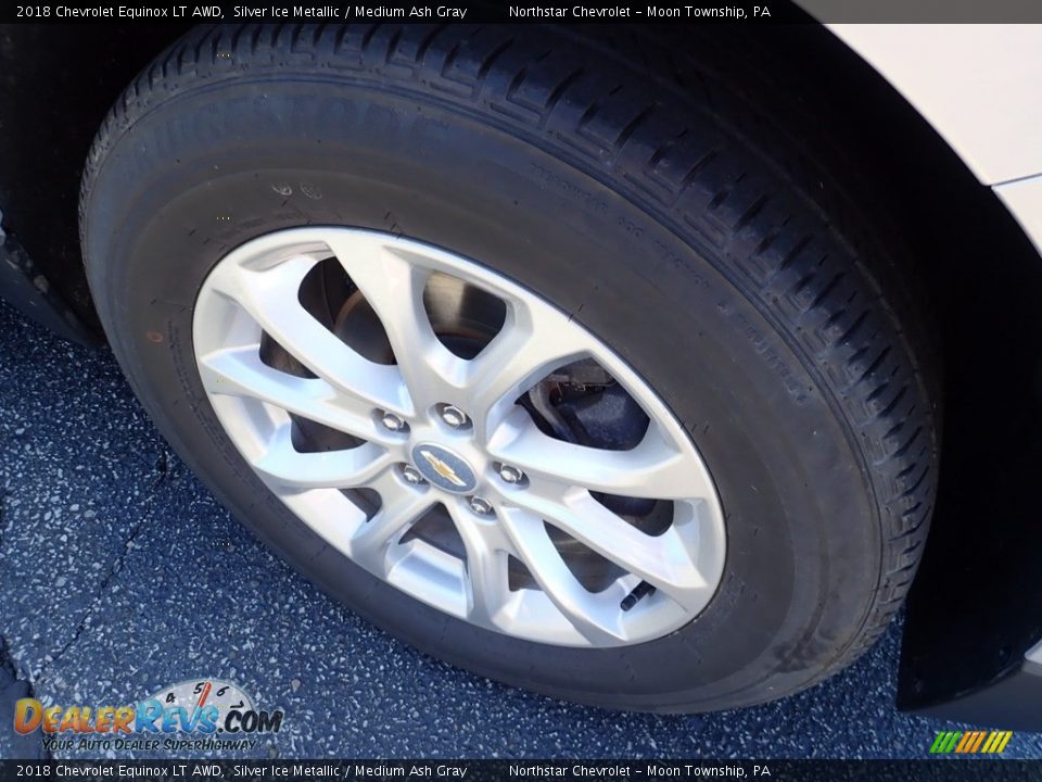 2018 Chevrolet Equinox LT AWD Silver Ice Metallic / Medium Ash Gray Photo #13
