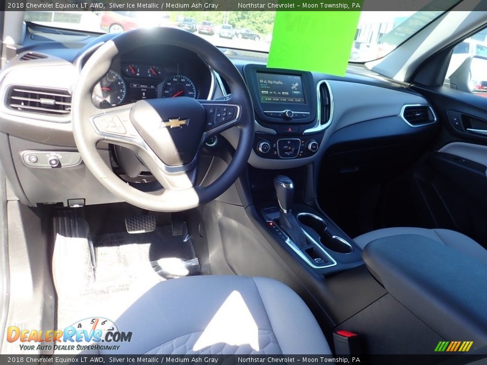 2018 Chevrolet Equinox LT AWD Silver Ice Metallic / Medium Ash Gray Photo #21