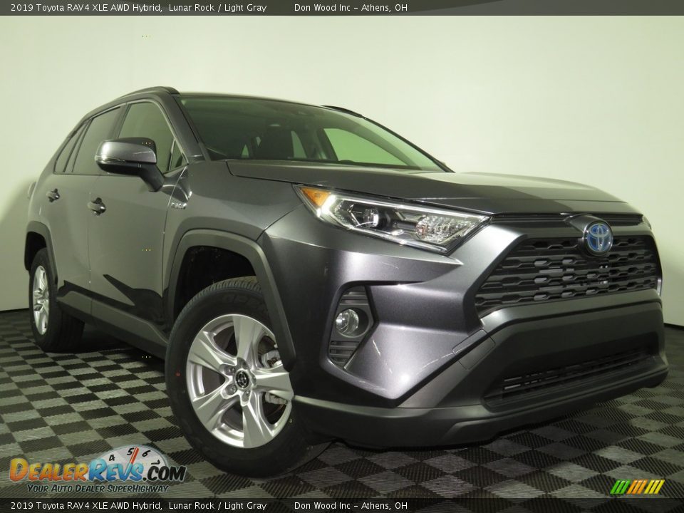 2019 Toyota RAV4 XLE AWD Hybrid Lunar Rock / Light Gray Photo #1
