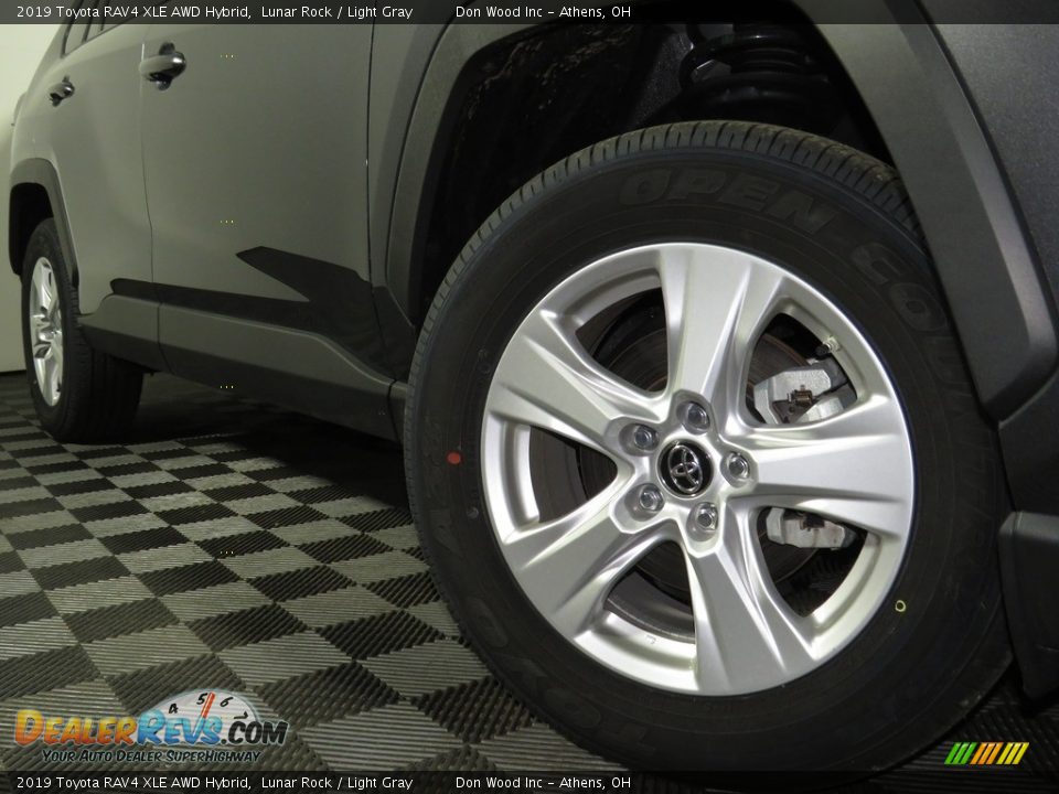 2019 Toyota RAV4 XLE AWD Hybrid Lunar Rock / Light Gray Photo #3