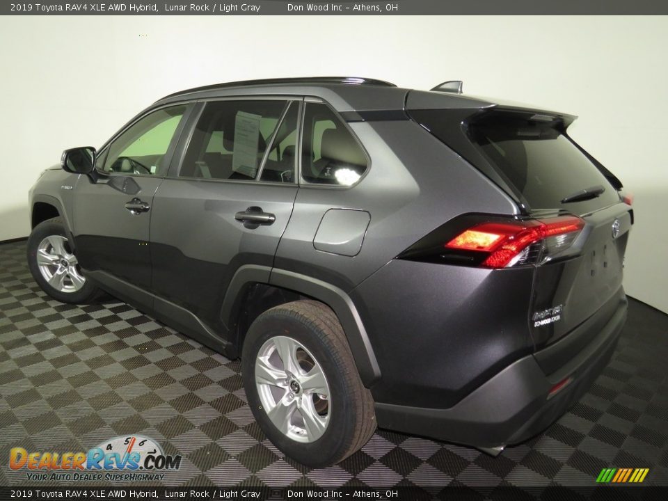 2019 Toyota RAV4 XLE AWD Hybrid Lunar Rock / Light Gray Photo #7