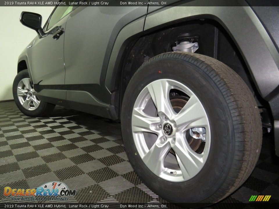 2019 Toyota RAV4 XLE AWD Hybrid Lunar Rock / Light Gray Photo #8