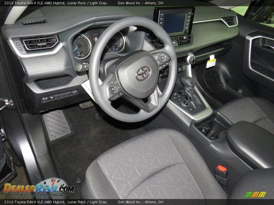 2019 Toyota RAV4 XLE AWD Hybrid Lunar Rock / Light Gray Photo #18
