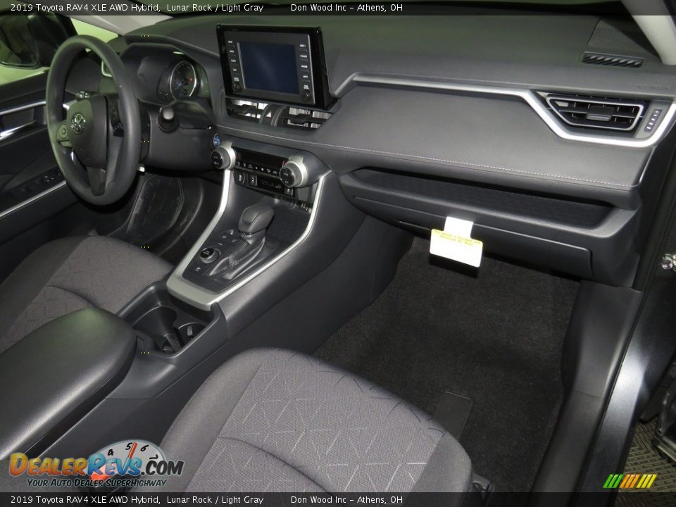 2019 Toyota RAV4 XLE AWD Hybrid Lunar Rock / Light Gray Photo #26