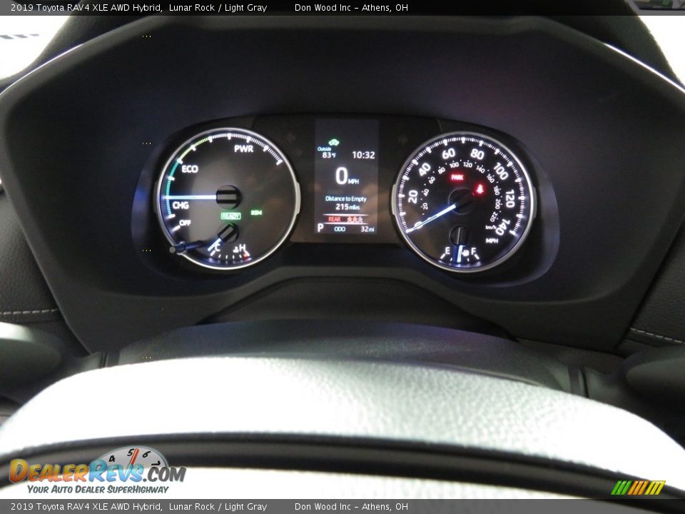 2019 Toyota RAV4 XLE AWD Hybrid Lunar Rock / Light Gray Photo #27
