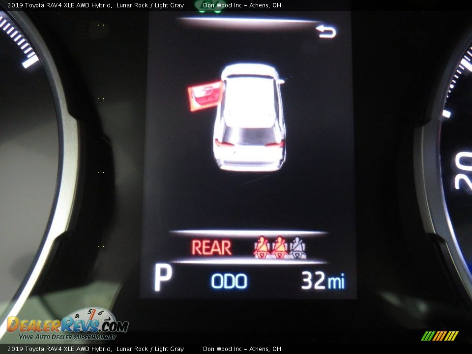 2019 Toyota RAV4 XLE AWD Hybrid Lunar Rock / Light Gray Photo #28