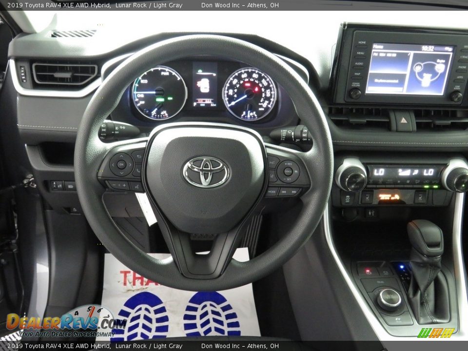 2019 Toyota RAV4 XLE AWD Hybrid Lunar Rock / Light Gray Photo #29