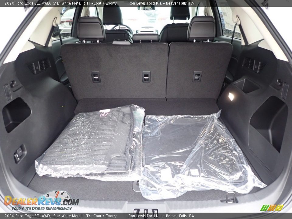 2020 Ford Edge SEL AWD Star White Metallic Tri-Coat / Ebony Photo #4