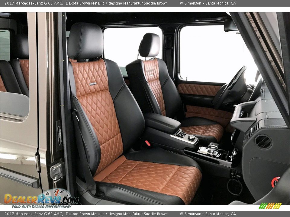 Front Seat of 2017 Mercedes-Benz G 63 AMG Photo #6