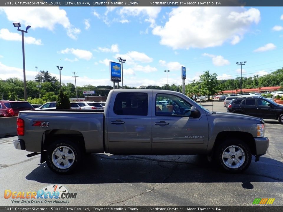 2013 Chevrolet Silverado 1500 LT Crew Cab 4x4 Graystone Metallic / Ebony Photo #9