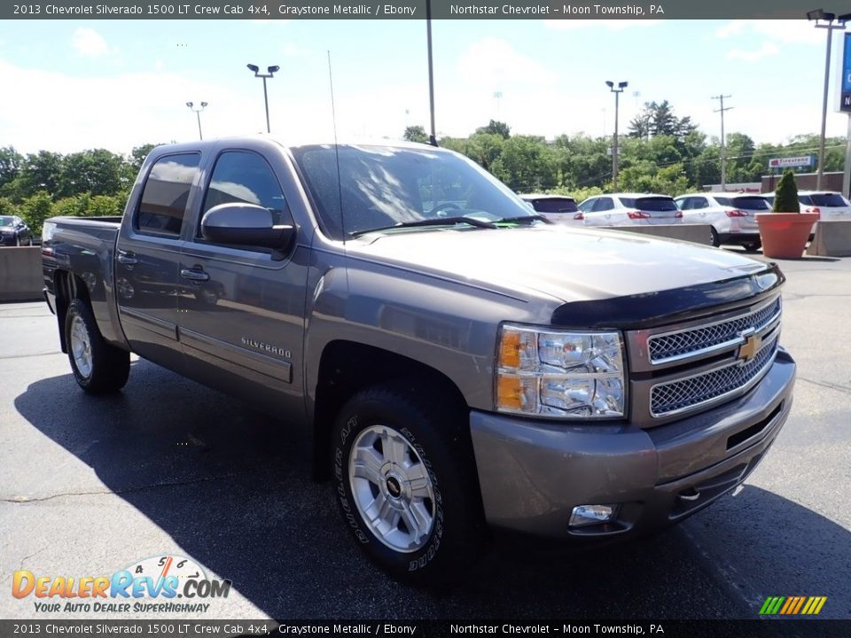 2013 Chevrolet Silverado 1500 LT Crew Cab 4x4 Graystone Metallic / Ebony Photo #10