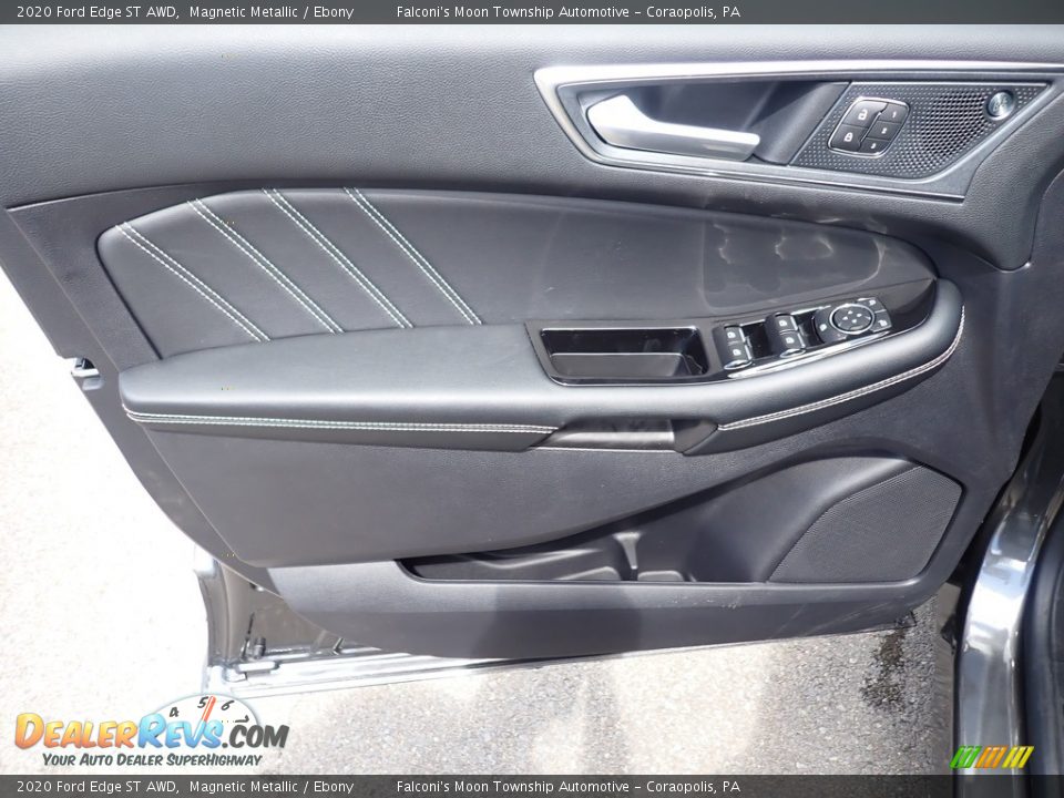 2020 Ford Edge ST AWD Magnetic Metallic / Ebony Photo #11