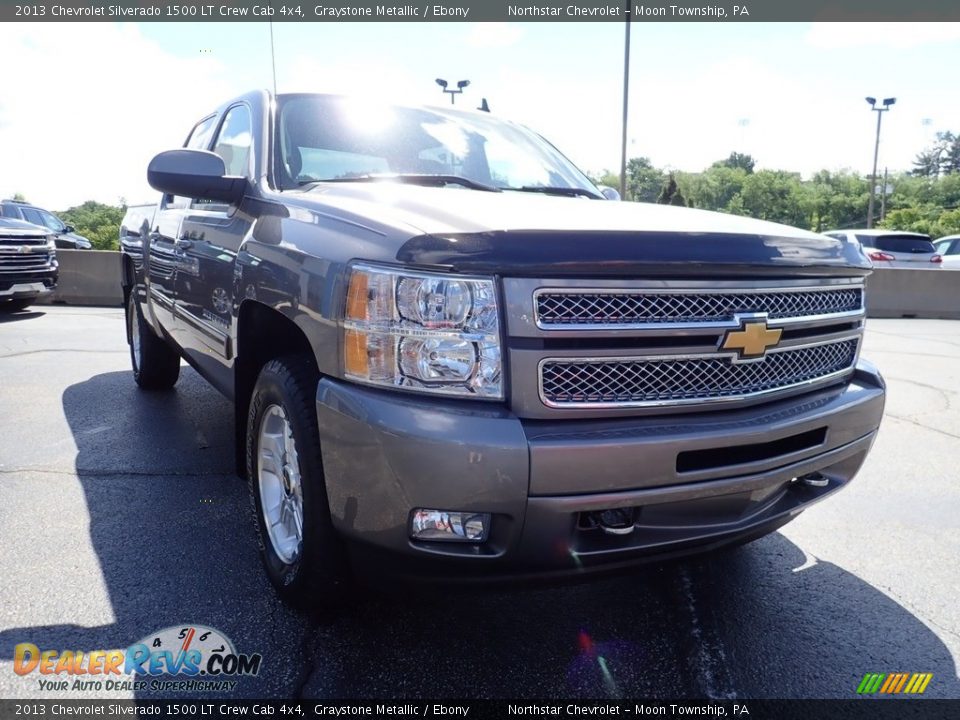 2013 Chevrolet Silverado 1500 LT Crew Cab 4x4 Graystone Metallic / Ebony Photo #11