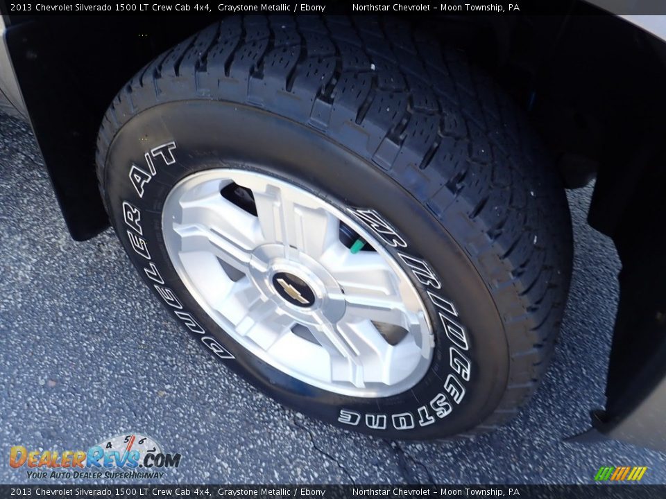 2013 Chevrolet Silverado 1500 LT Crew Cab 4x4 Graystone Metallic / Ebony Photo #13