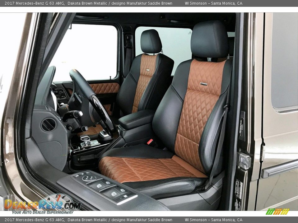 Front Seat of 2017 Mercedes-Benz G 63 AMG Photo #14