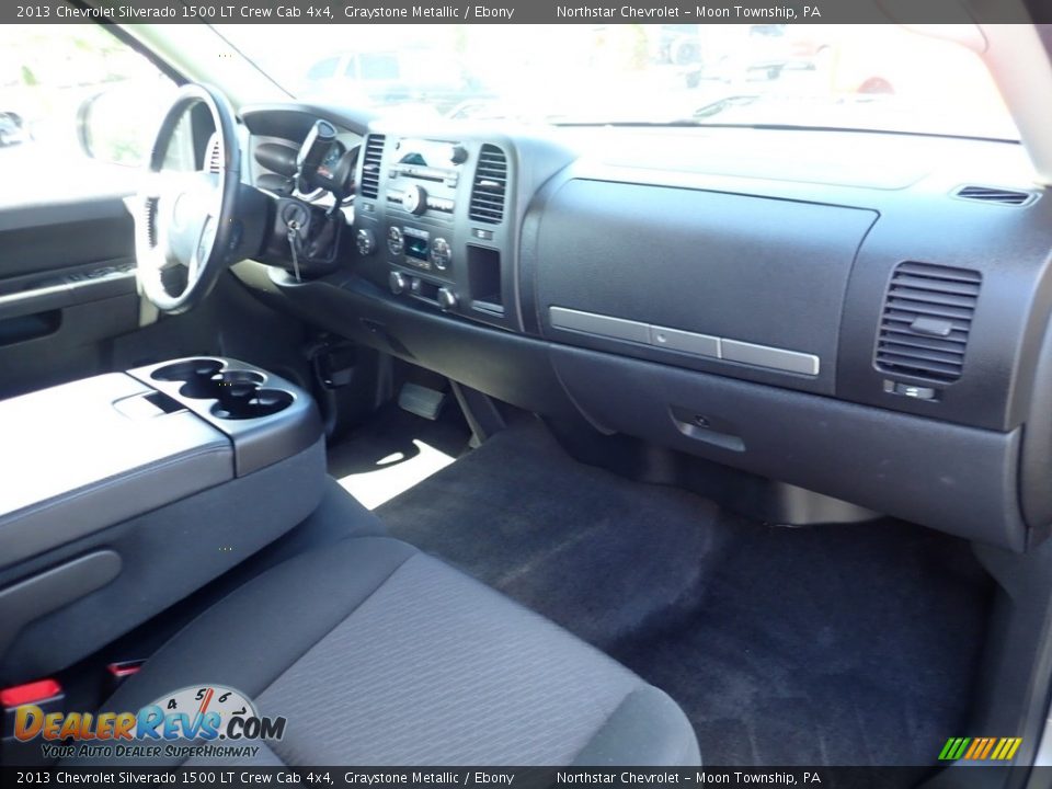 2013 Chevrolet Silverado 1500 LT Crew Cab 4x4 Graystone Metallic / Ebony Photo #15