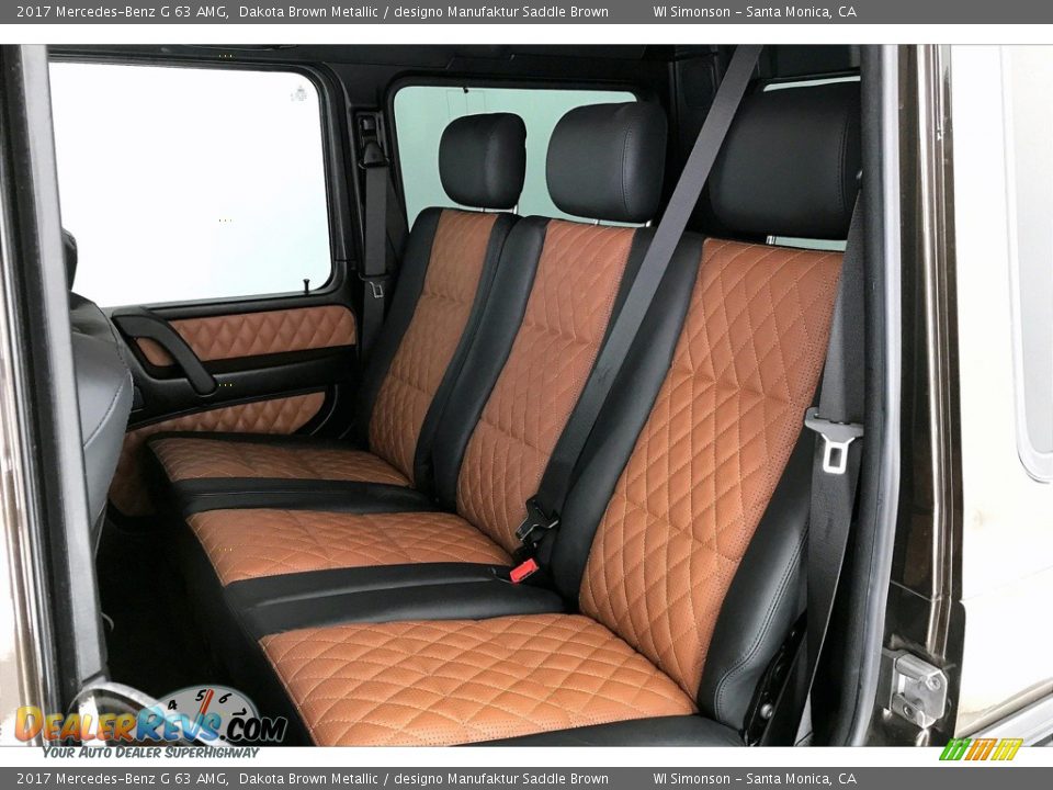 Rear Seat of 2017 Mercedes-Benz G 63 AMG Photo #15