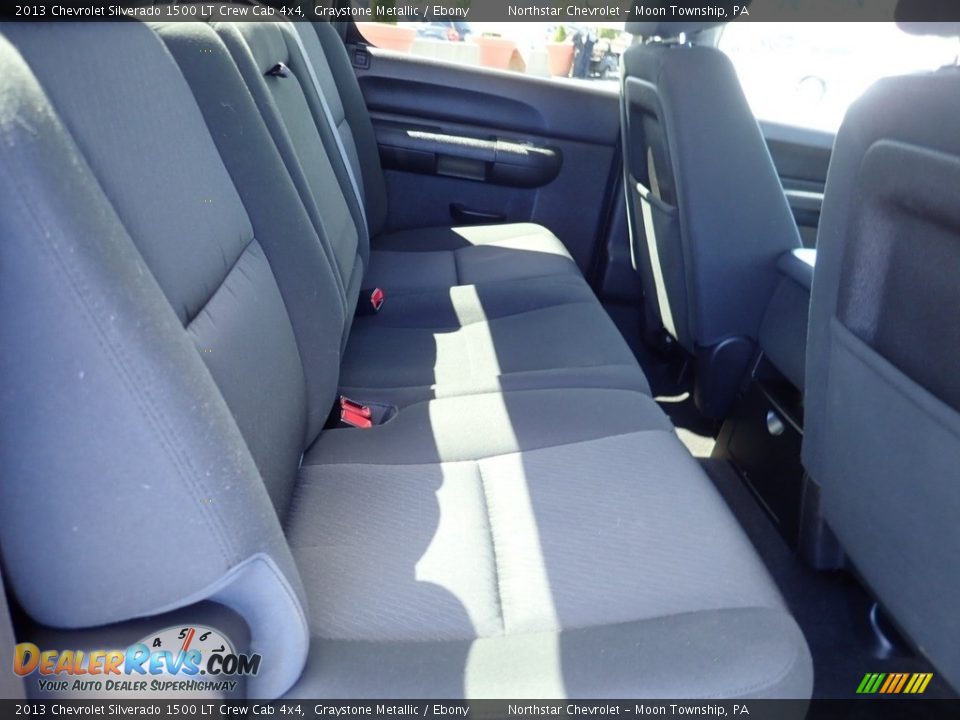 2013 Chevrolet Silverado 1500 LT Crew Cab 4x4 Graystone Metallic / Ebony Photo #17