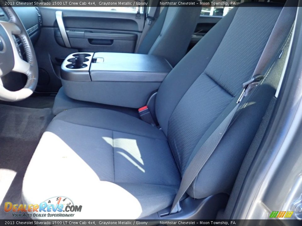 2013 Chevrolet Silverado 1500 LT Crew Cab 4x4 Graystone Metallic / Ebony Photo #21