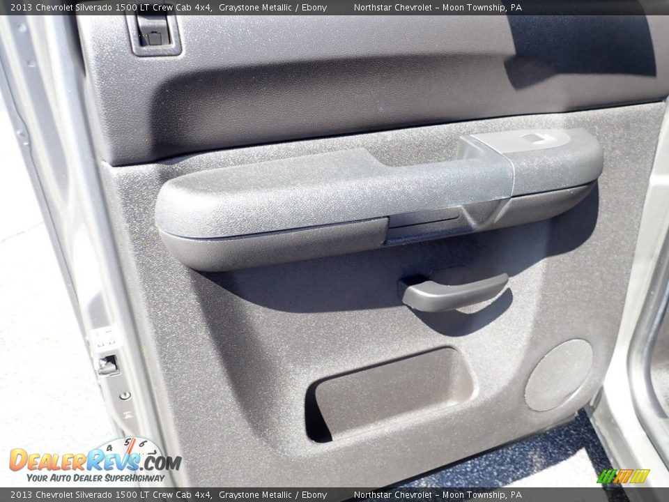 2013 Chevrolet Silverado 1500 LT Crew Cab 4x4 Graystone Metallic / Ebony Photo #24