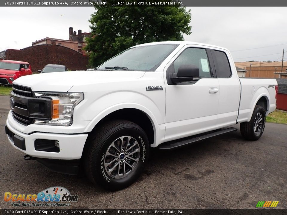 2020 Ford F150 XLT SuperCab 4x4 Oxford White / Black Photo #6