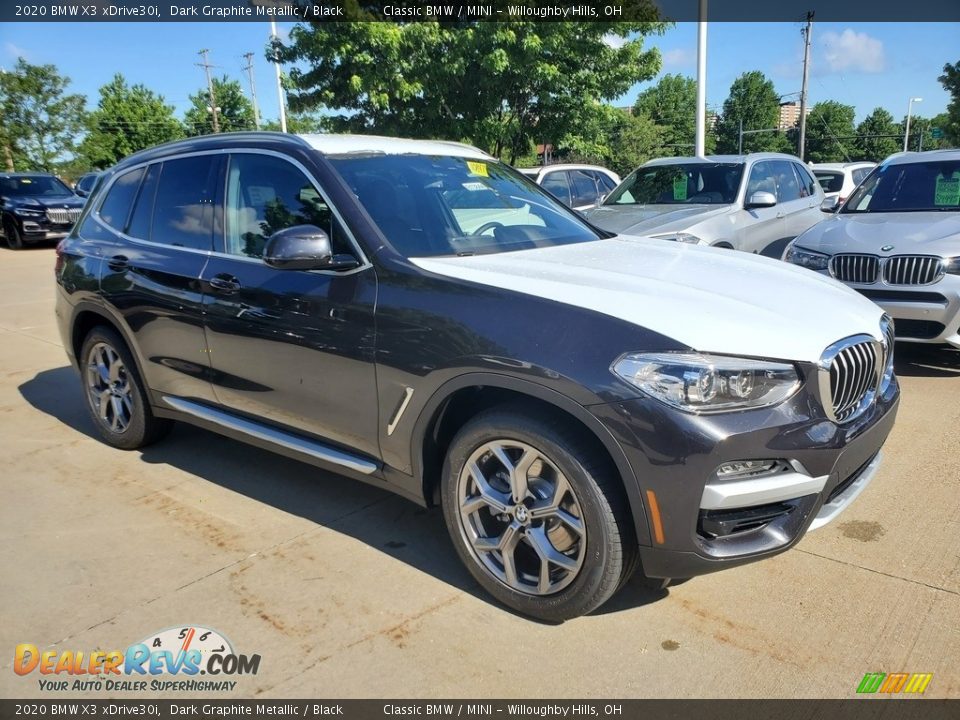2020 BMW X3 xDrive30i Dark Graphite Metallic / Black Photo #1