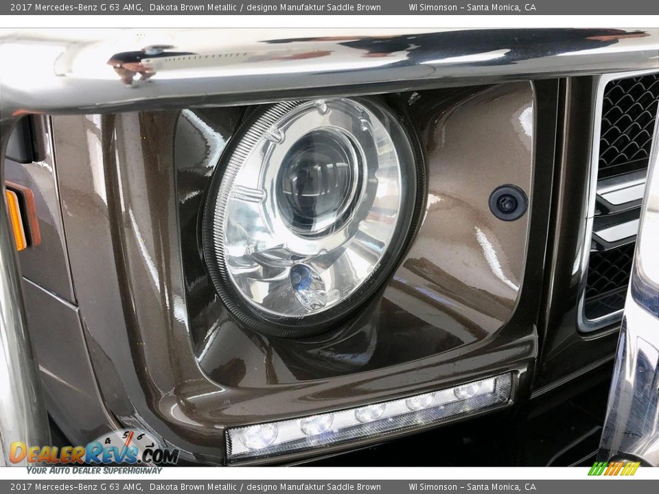 2017 Mercedes-Benz G 63 AMG Dakota Brown Metallic / designo Manufaktur Saddle Brown Photo #32