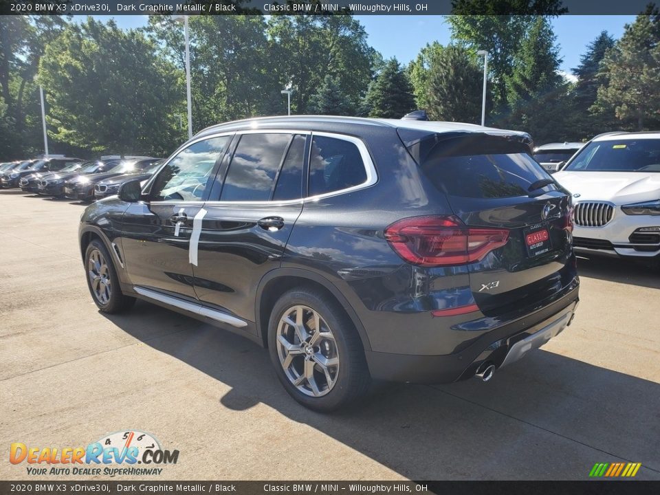 2020 BMW X3 xDrive30i Dark Graphite Metallic / Black Photo #2