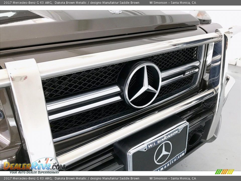 2017 Mercedes-Benz G 63 AMG Dakota Brown Metallic / designo Manufaktur Saddle Brown Photo #33