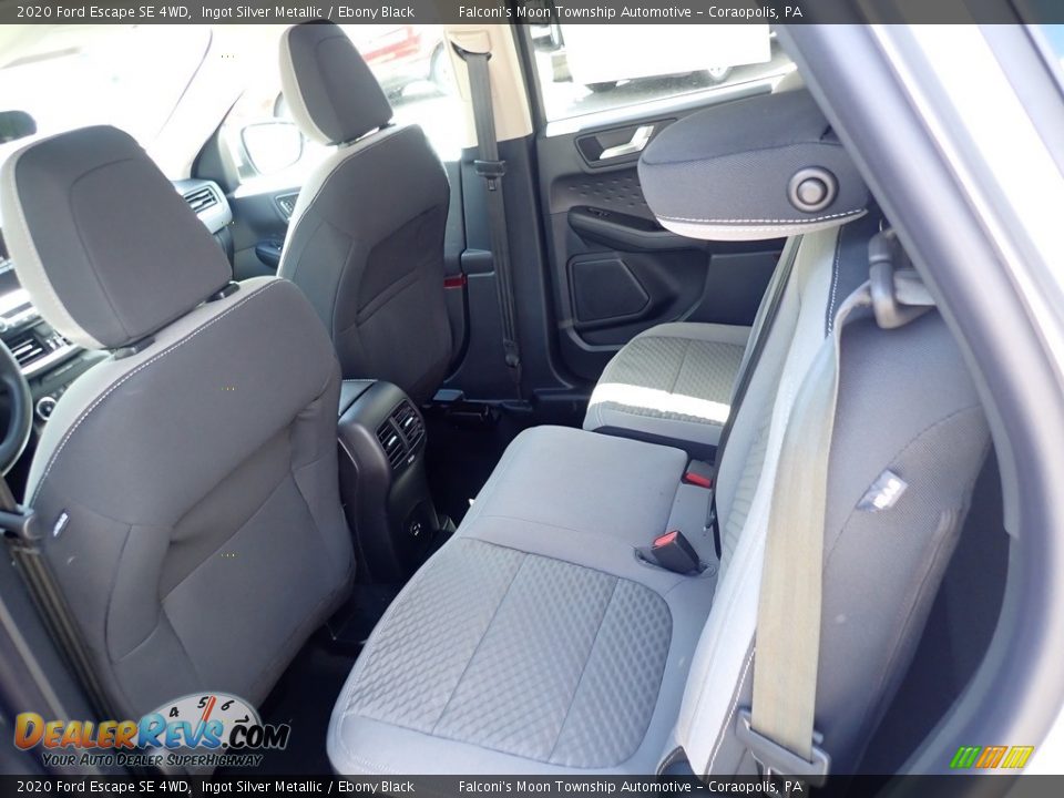 2020 Ford Escape SE 4WD Ingot Silver Metallic / Ebony Black Photo #8