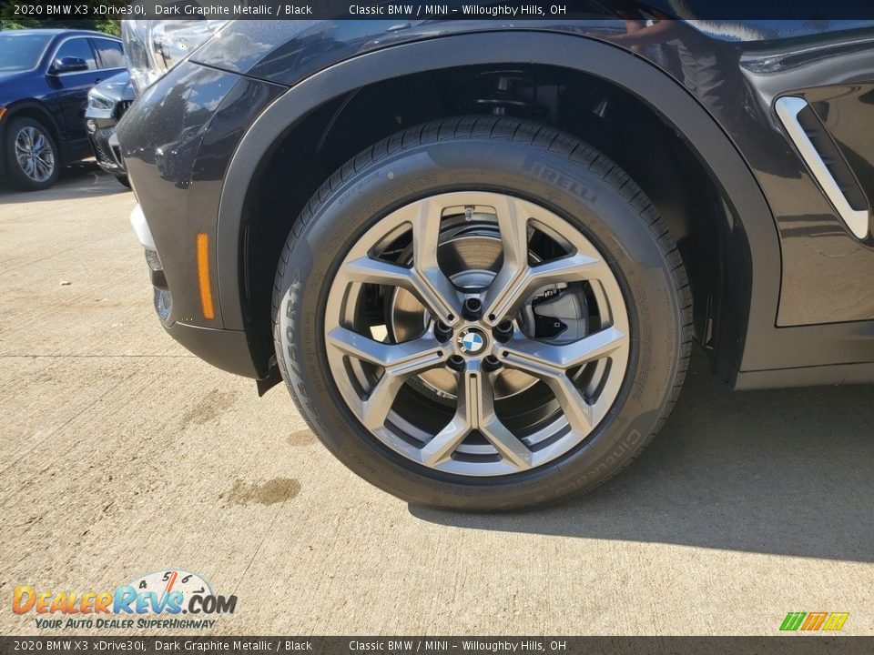 2020 BMW X3 xDrive30i Dark Graphite Metallic / Black Photo #5