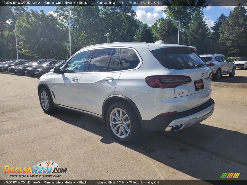 2020 BMW X5 xDrive40i Mineral White Metallic / Black Photo #2