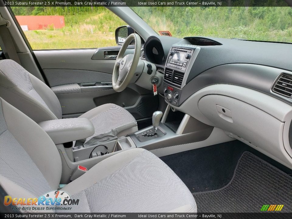 2013 Subaru Forester 2.5 X Premium Dark Gray Metallic / Platinum Photo #10