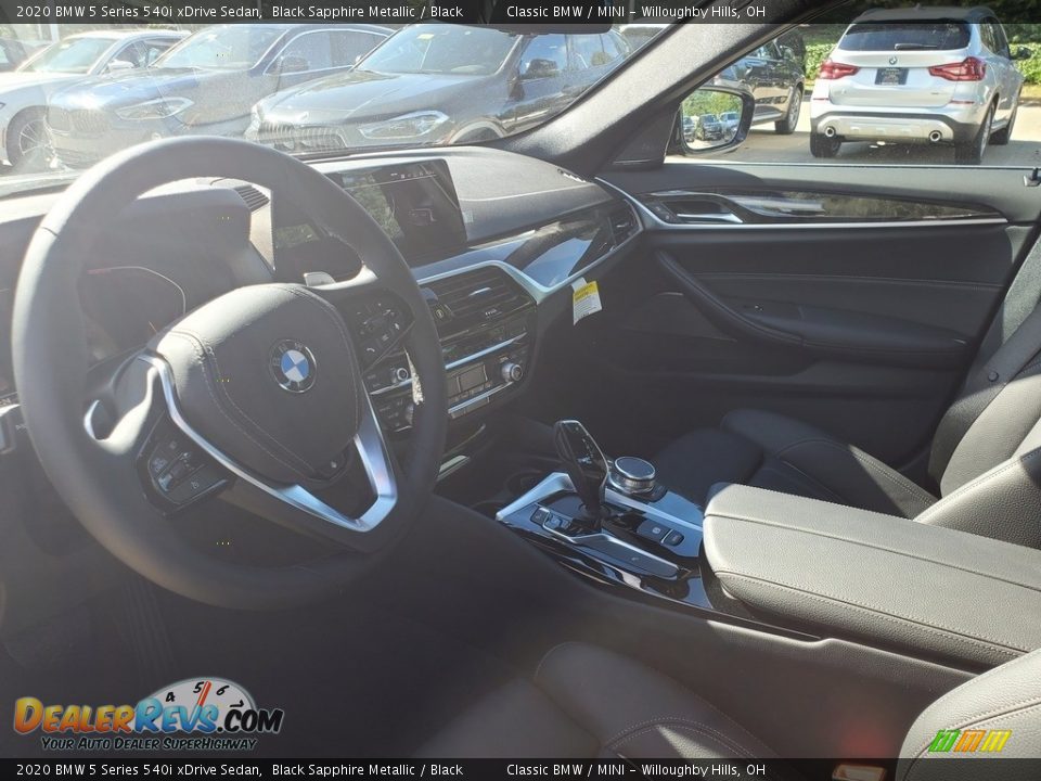 2020 BMW 5 Series 540i xDrive Sedan Black Sapphire Metallic / Black Photo #3
