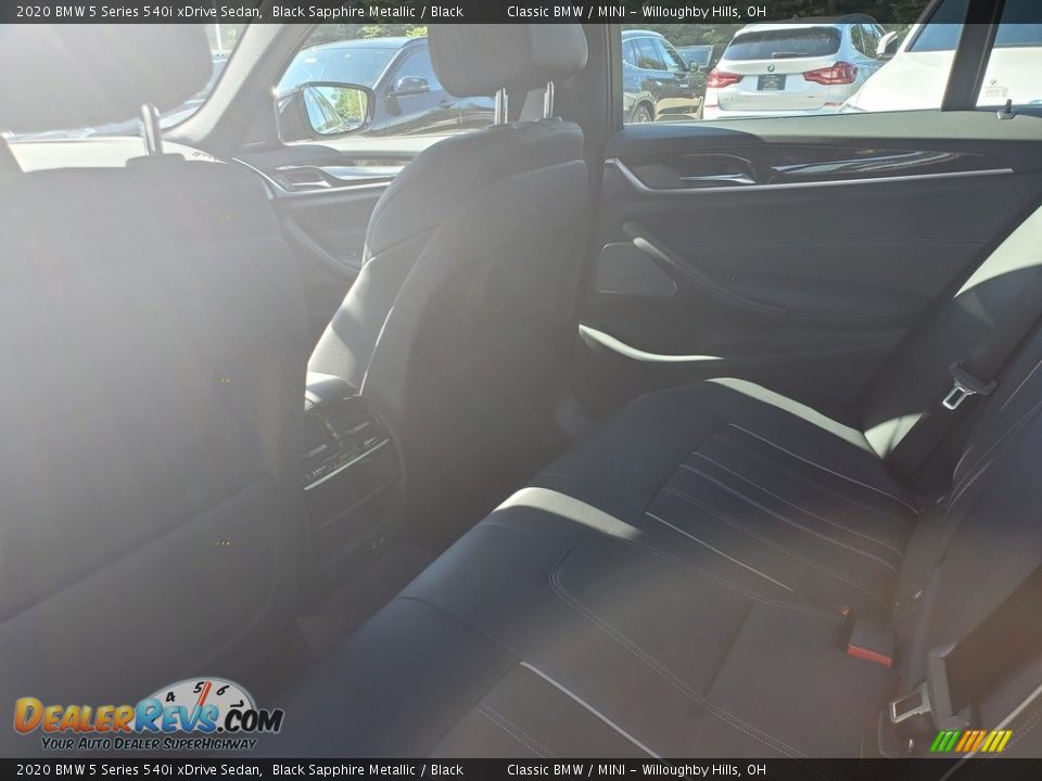 2020 BMW 5 Series 540i xDrive Sedan Black Sapphire Metallic / Black Photo #4