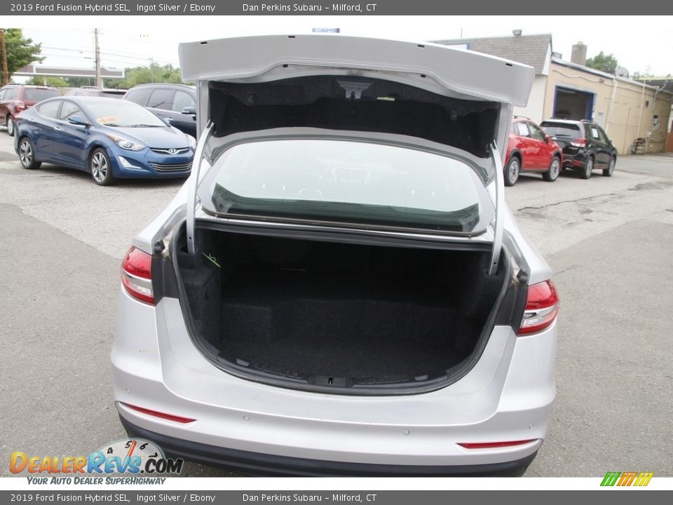 2019 Ford Fusion Hybrid SEL Ingot Silver / Ebony Photo #13