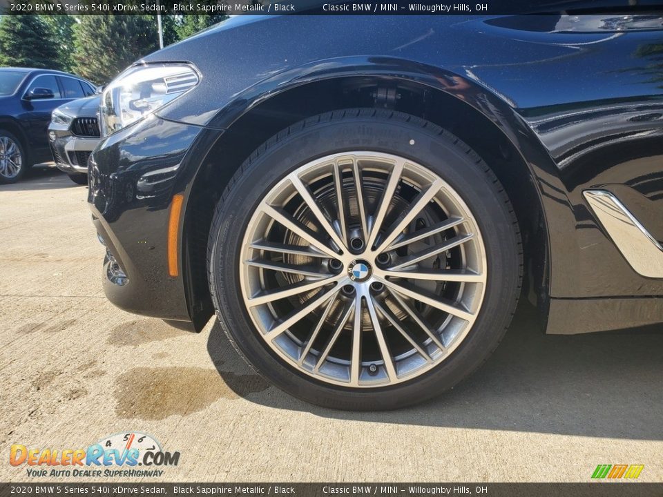 2020 BMW 5 Series 540i xDrive Sedan Black Sapphire Metallic / Black Photo #5
