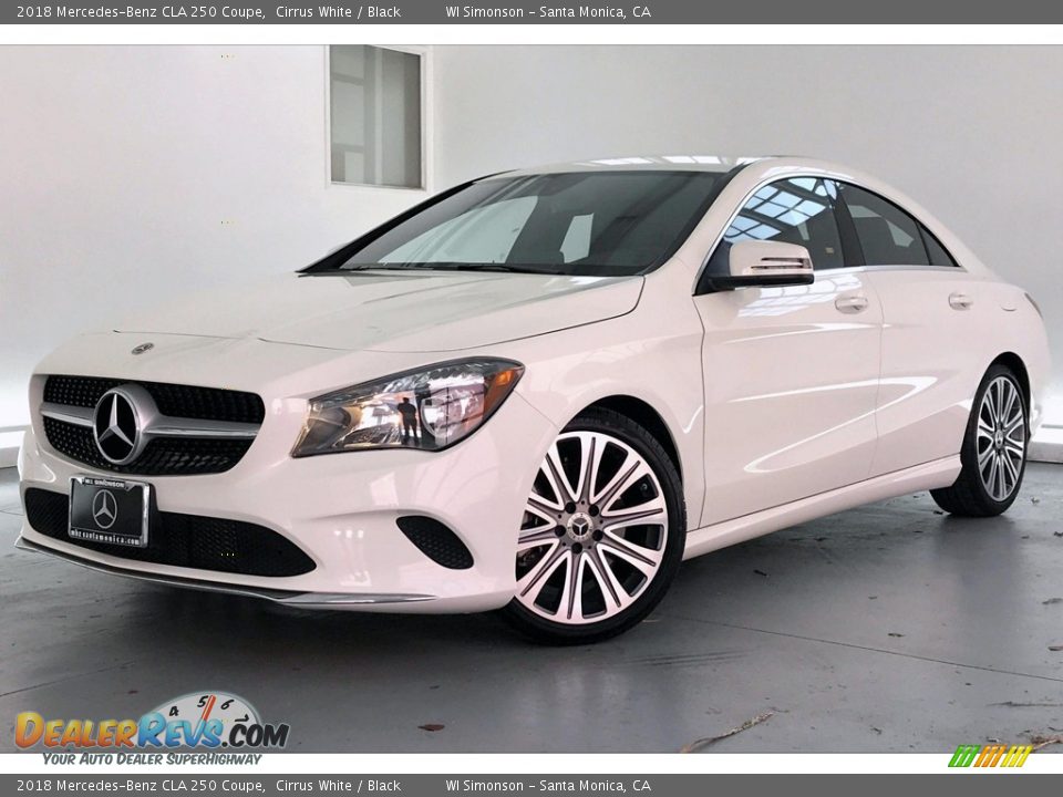 2018 Mercedes-Benz CLA 250 Coupe Cirrus White / Black Photo #12